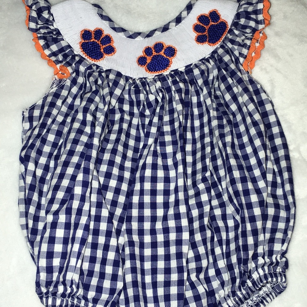 Smocked Auburn 🐅 bubble 3 months